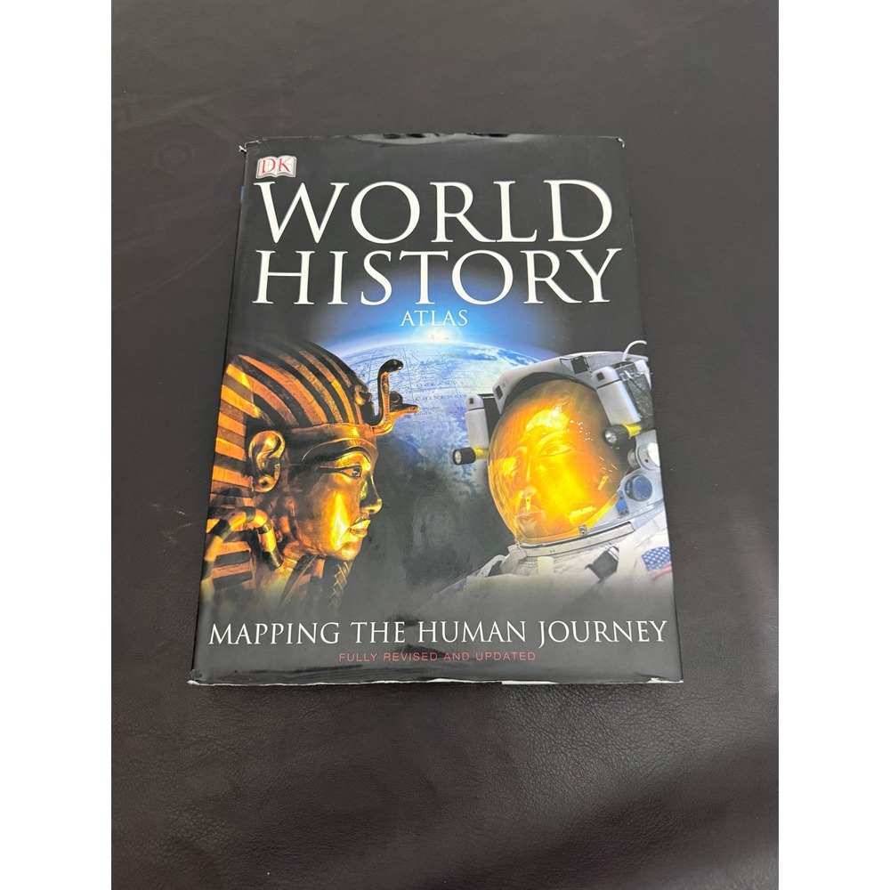 DK World History Atlas Mapping the Human Journey Hardcover Book 2nd Edition